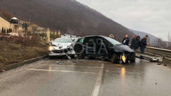Aksident në rrugën Prishtinë-Gjilan, lëndohen katër persona