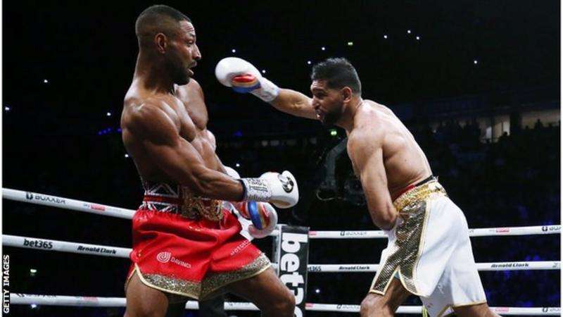 Boks, Brook mposht me nokaut teknik Amir Khanin