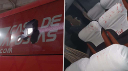 Sulmohet me bombë autobusi i ekipit nga Brazili 
