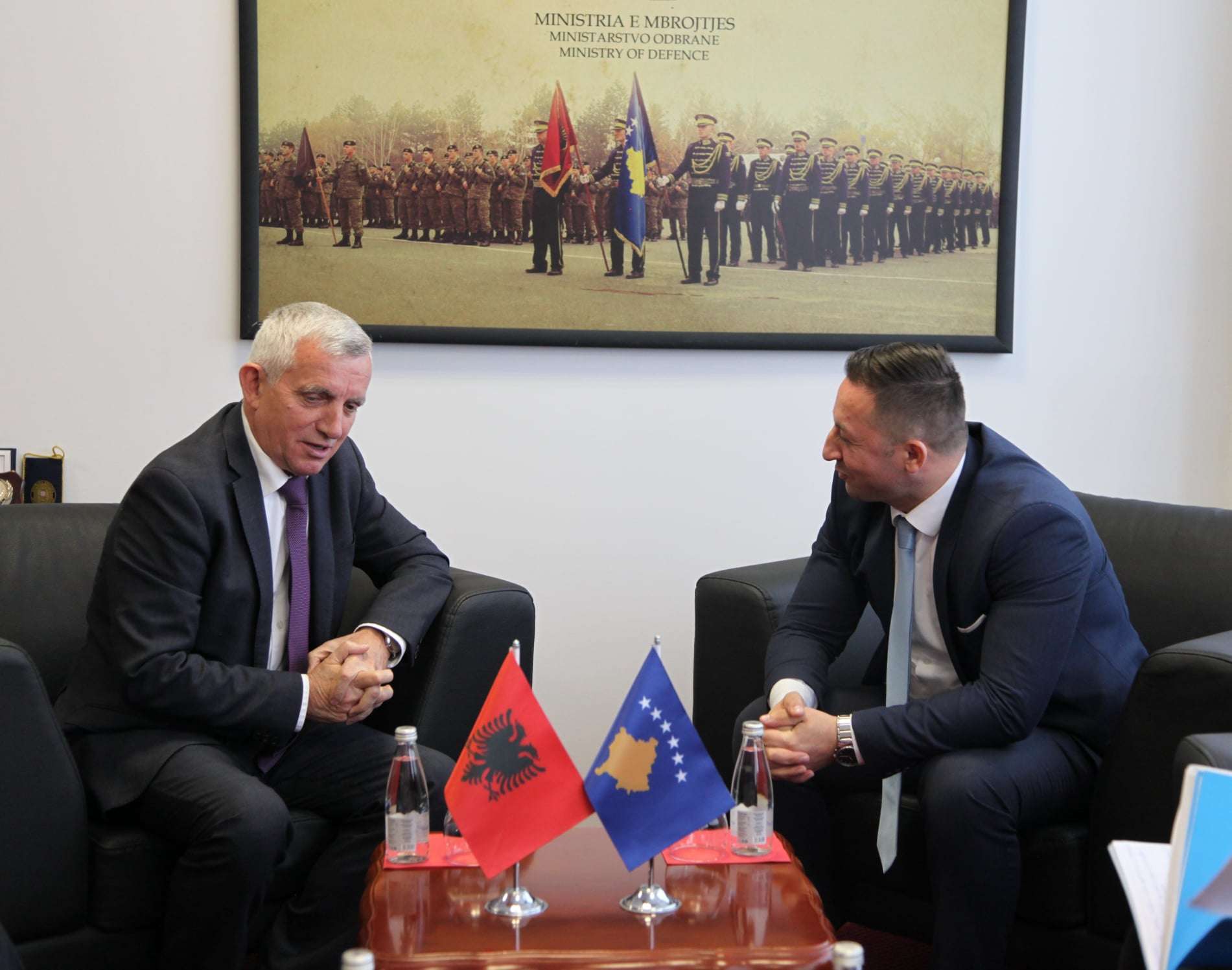 Mehaj takohet me Minxhozin, diskutojnë bashkëpunimin Kosovë - Shqipëri