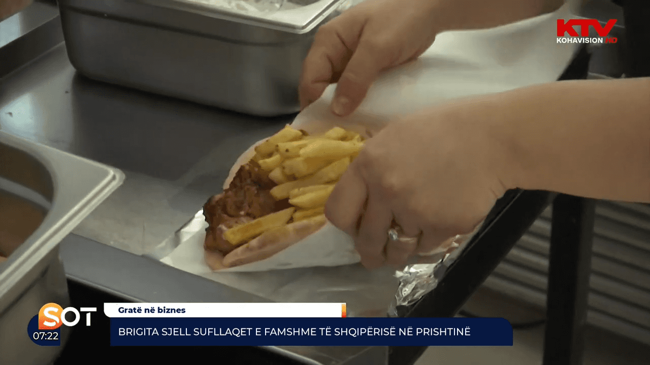 Brigita sjell sufllaqet e famshme të Shqipërisë në Prishtinë