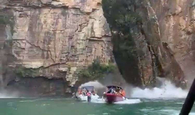 Të paktën 7 të vdekur nga shkëputja e shkëmbit në një ujëvarë në Brazil
