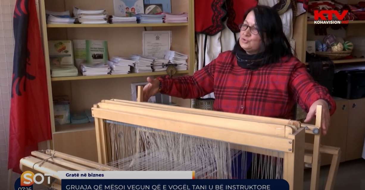 Gruaja që mësoi vegun që e vogël tani u bë instruktore 