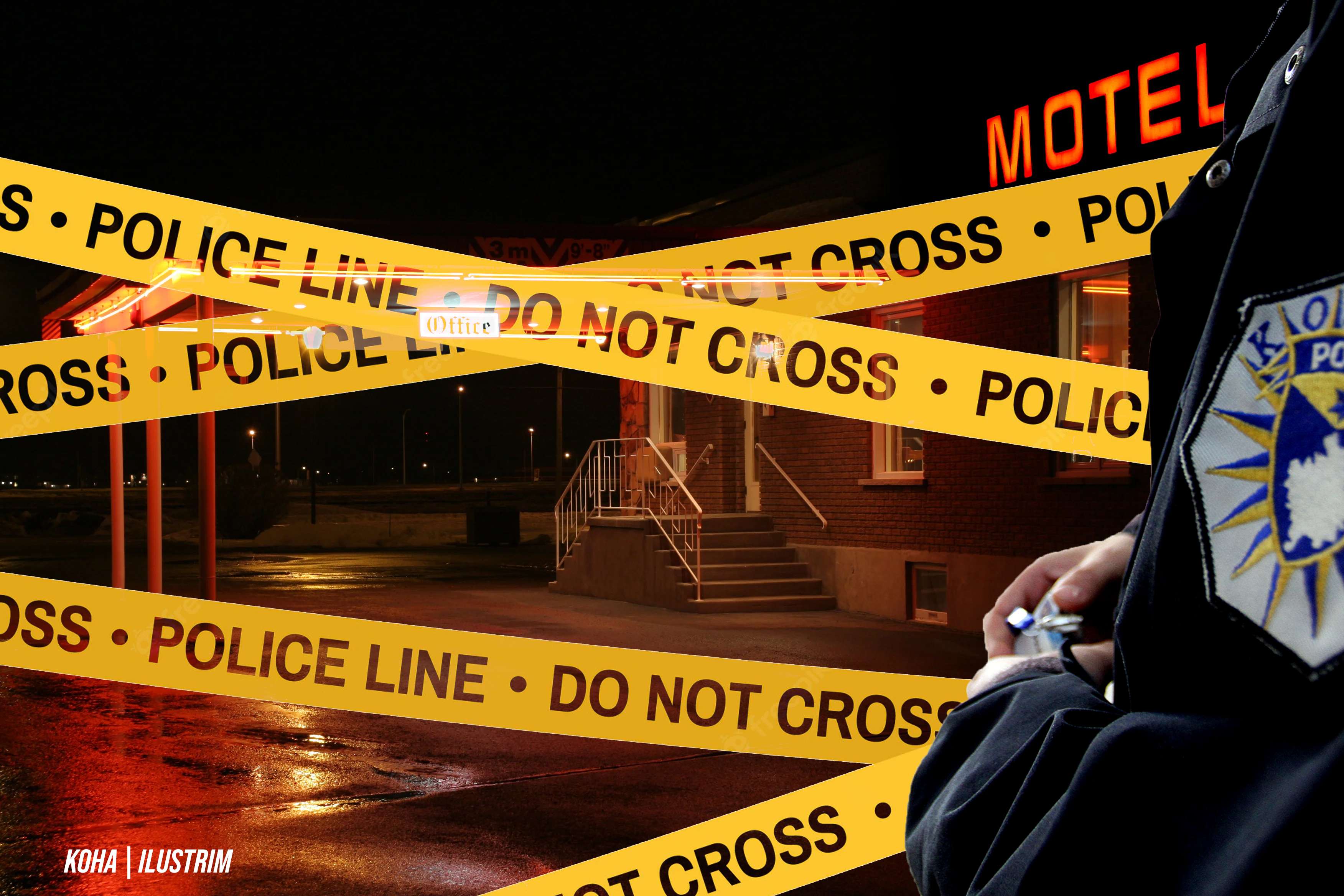 dhunim, shirit, policia, motel