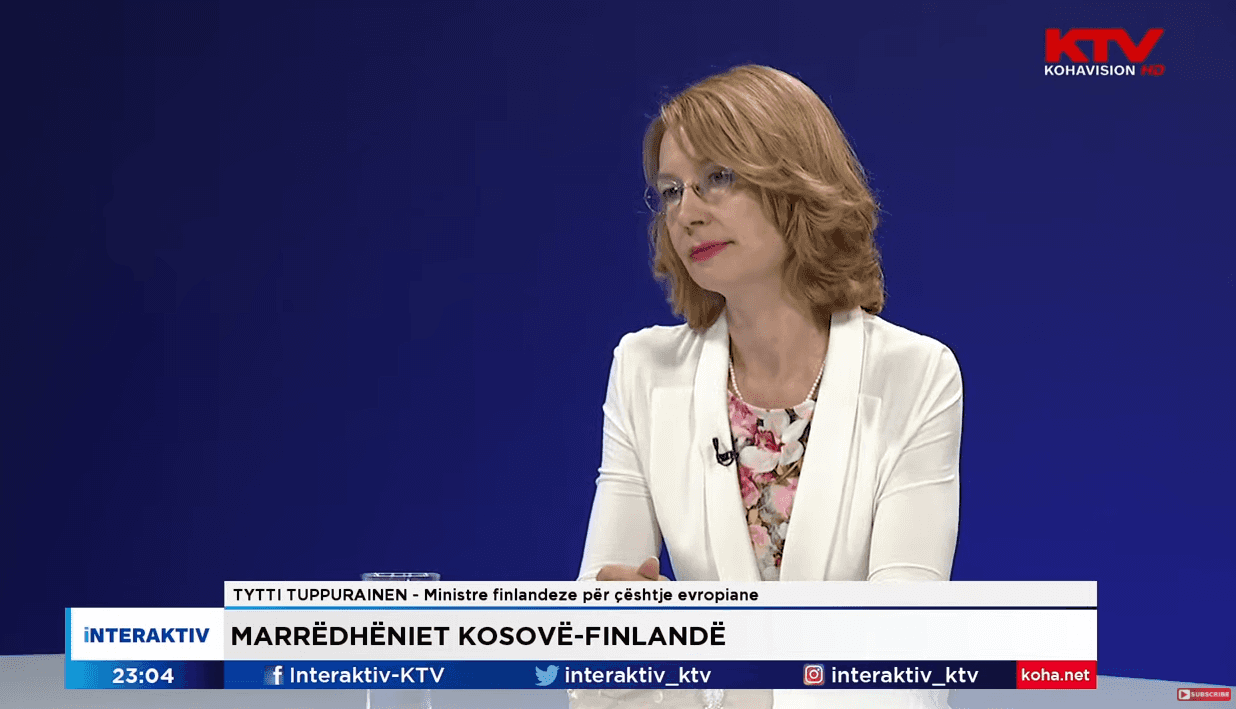 Tuppurainen: Dialogu Kosovë-Serbi mund të rrisë stabilitetin në rajon