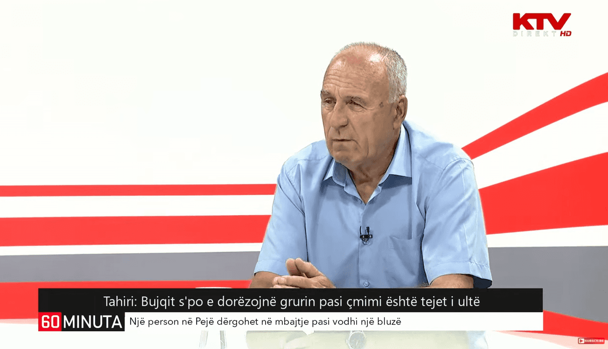 Tahiri: Rendimenti i pakënaqshëm këtë vit, do të jetë edhe më keq se vitet e kaluara