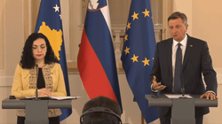 Osmani pritet me nderime të larta shtetërore në Slloveni