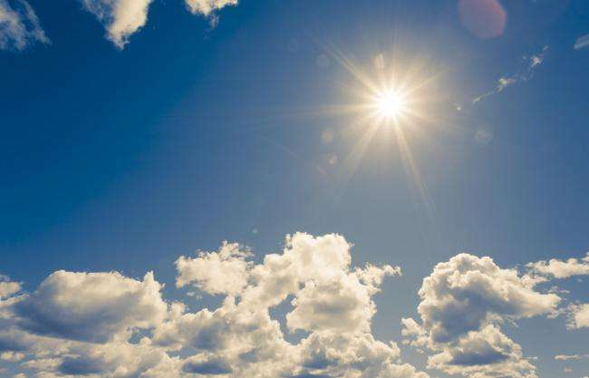 Sunny weather today, temperatures up to 35 degrees Celsius 