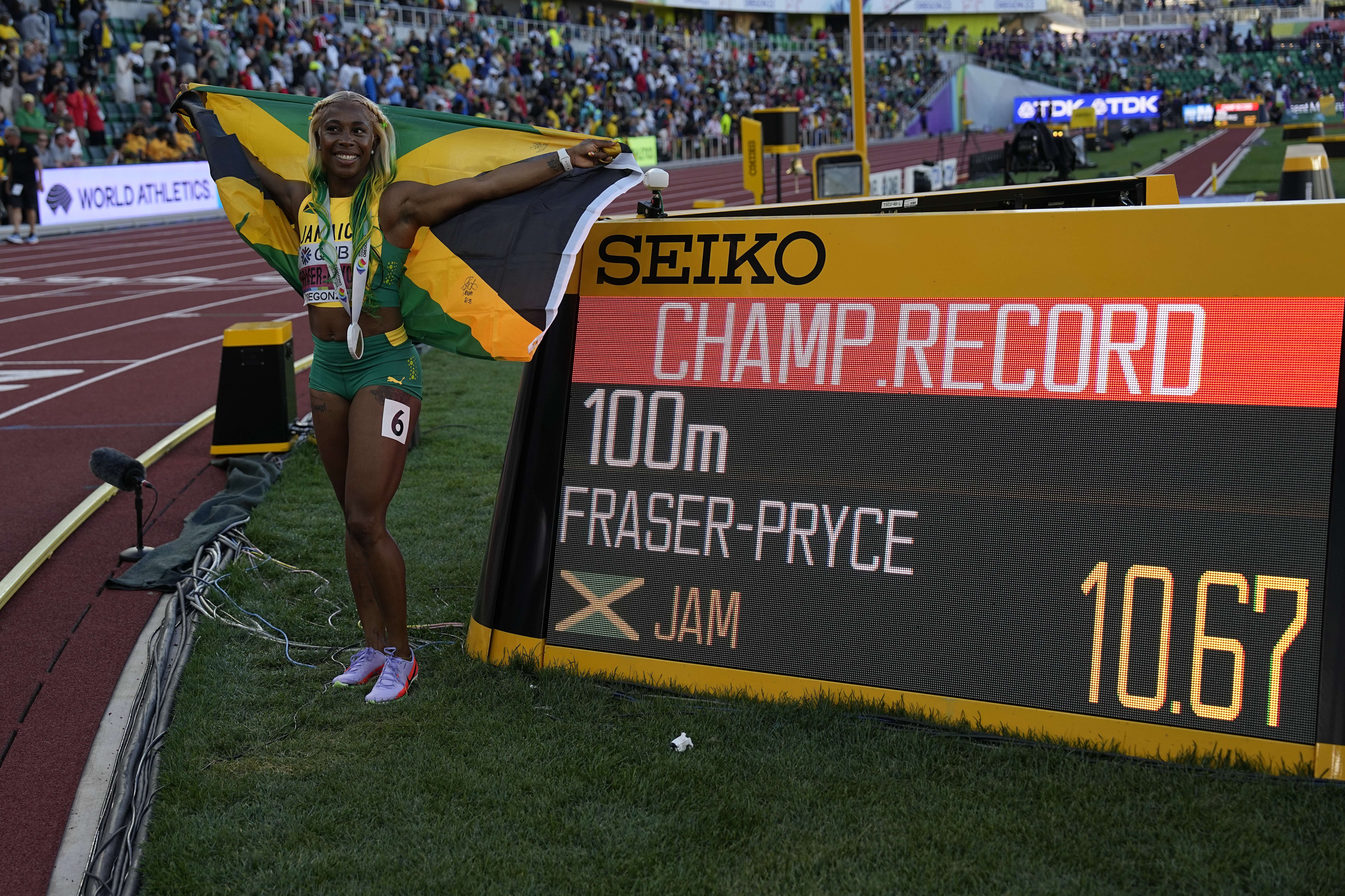 Medalje e artë me rekord, Fraser-Pryce konfirmohet si atletja më e shpejtë në botë