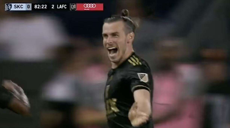 Gareth Bale scores first goal for LAFC in his second game in MLS