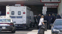 Një grua shtie brenda aeroportit të Dallasit, policia e qëllon