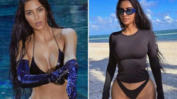 Kim Kardashian po shet një veshje të çuditshme në koleksionin e rrobave