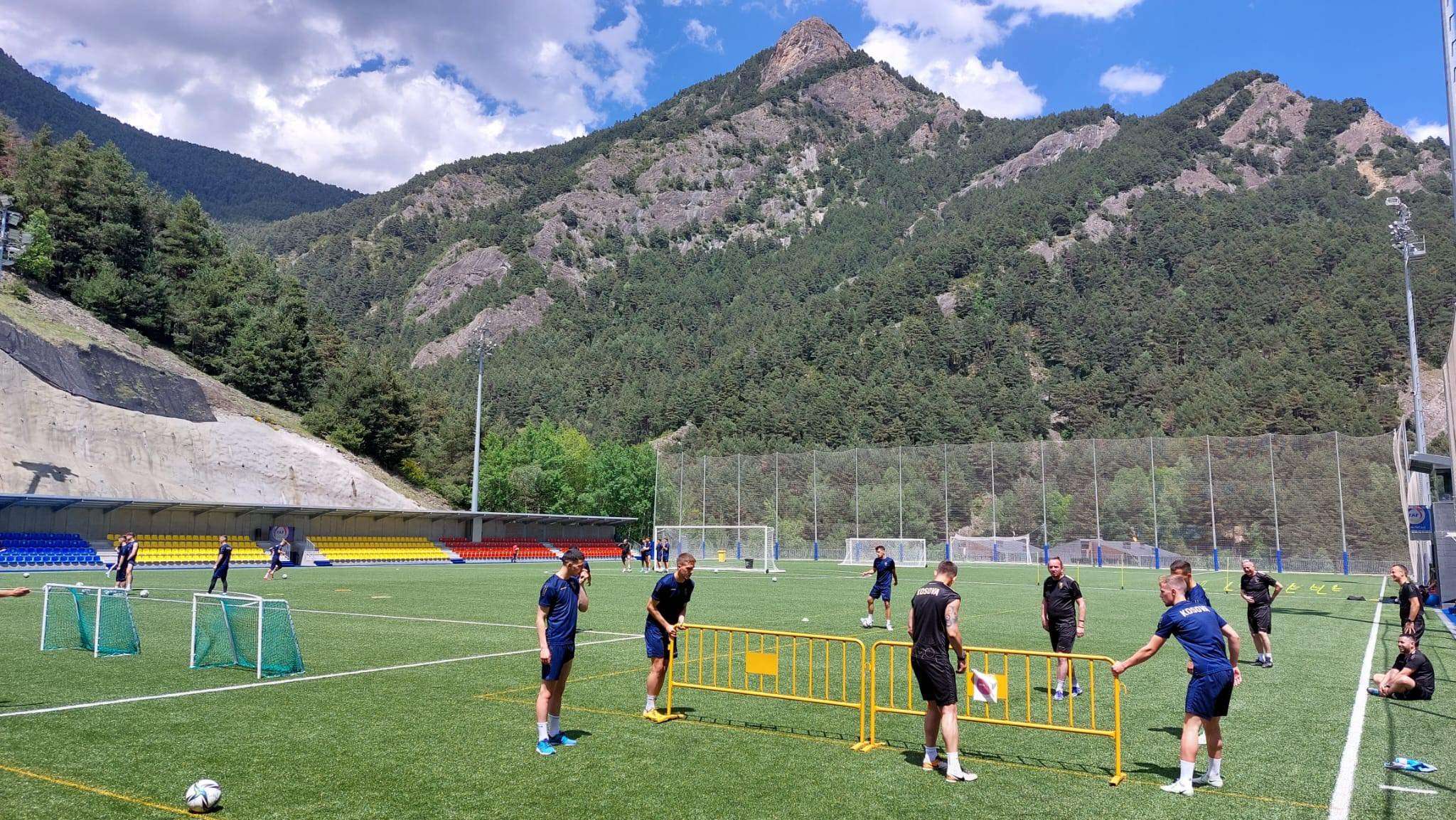Kosova U21 zhvillon stërvitjen e parë në Andorrë
