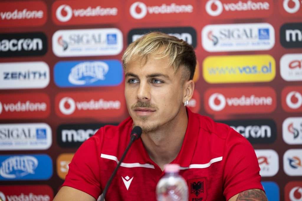 Seferi i kënaqur për golin e parë me Shqipërinë