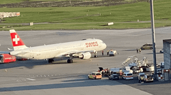 Alarmi për bombë në Aeroportin e Prishtinës aktivizoi dy avionë ushtarakë zviceranë