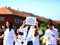 Protesta e infermiereve