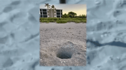 Plazhi i Floridës mbushet me gropa të thella për shkak të një sfide në TikTok