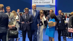 Edi Rama paraqitet me atlete në Samitin e NATO-s