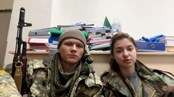 Çifti ukrainas që po e kalon muajin e mjaltit duke luftuar
