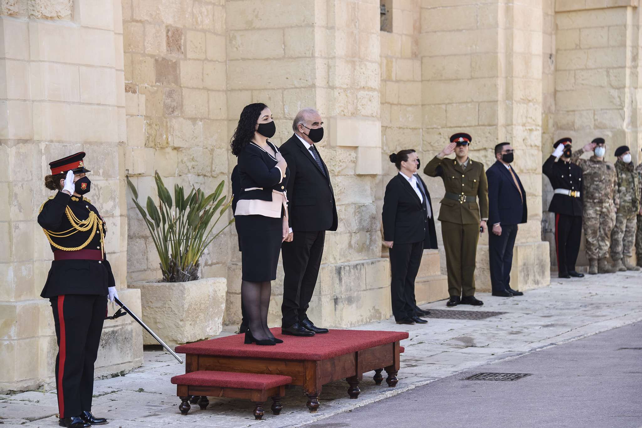 Osmani pritet nga krerët më të lartë shtetërorë të Maltës
