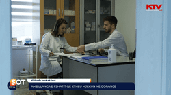 Një mjek dhe një infermiere në shërbim të fshatit Gorancë