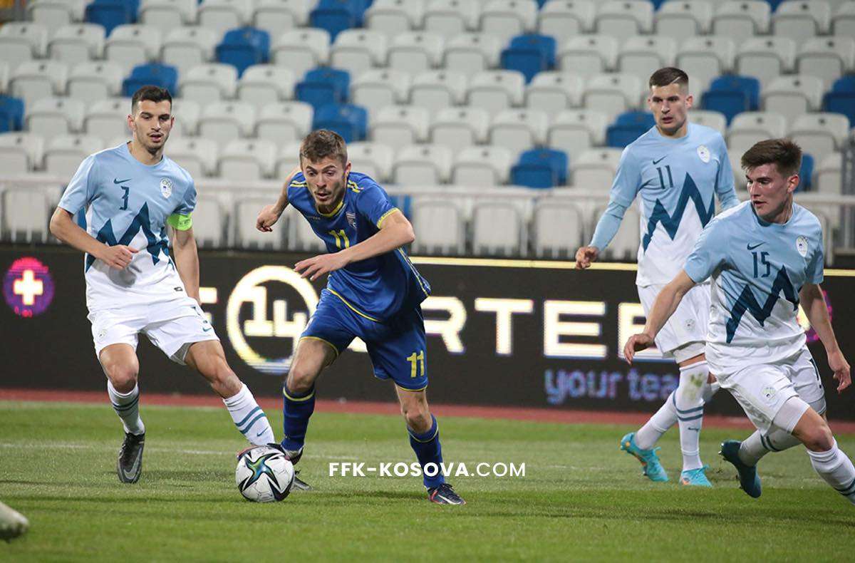 Përfundon pa gola pjesa e parë mes Sllovenisë U21 dhe Kosovës U21