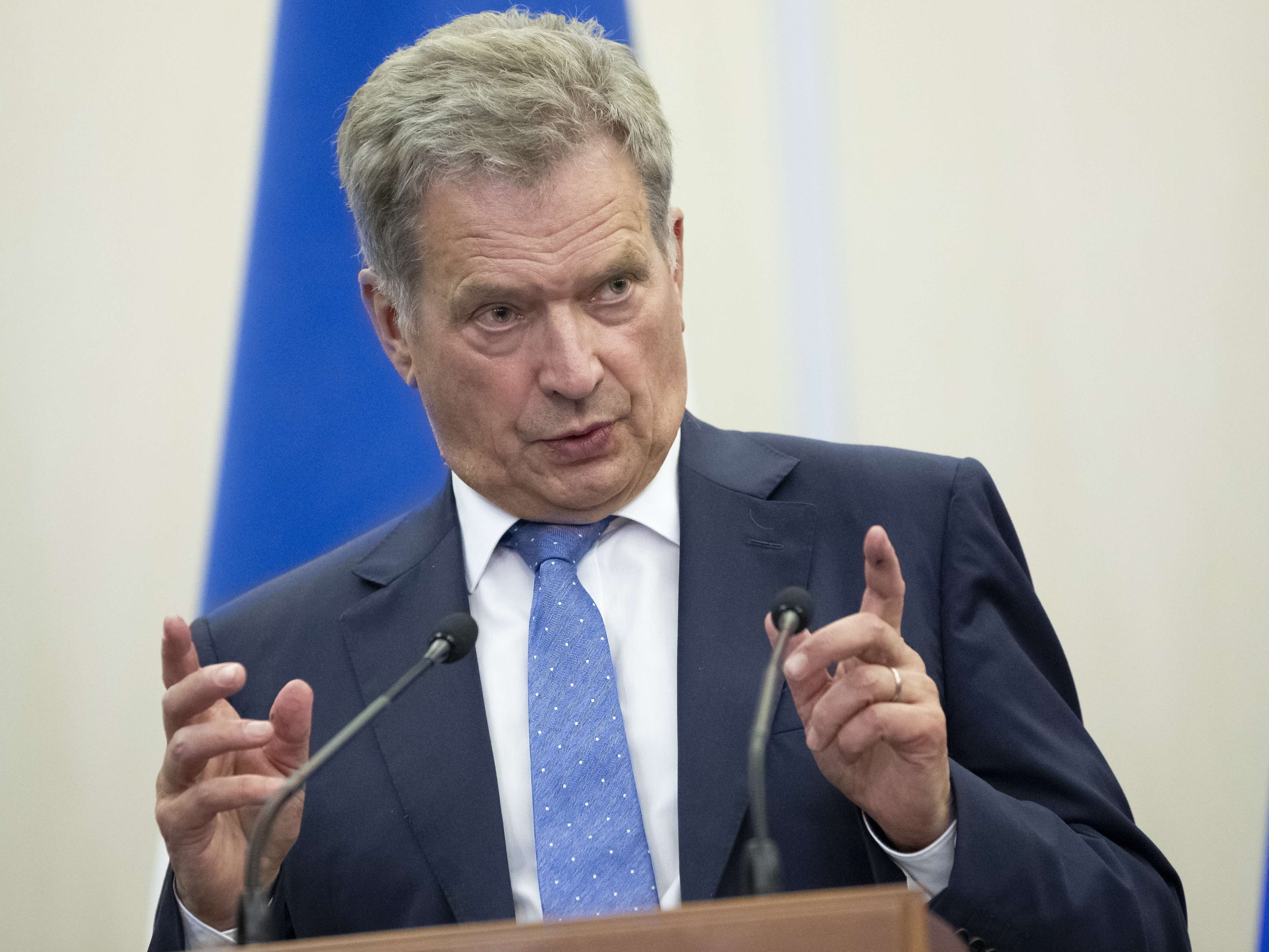 Presidenti finlandez Sauli Niinisto, Finlanda, NATO, 12 maj 2022