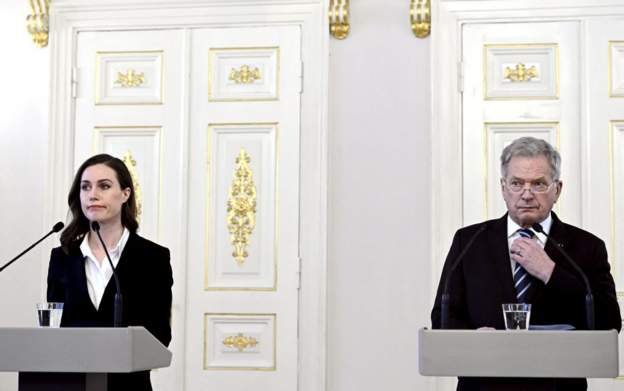 Presidenti i Finlandës, Sauli Niinisto me kryeministren Sanna Marin