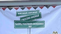 Një rrugë në New York emërtohet “Skënderbeu”