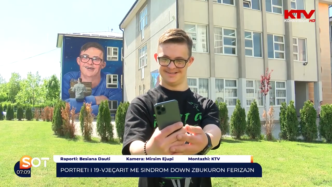 sindrom down, ferizaj, mural, 16 maj