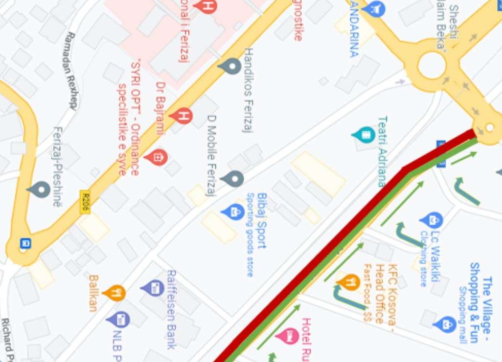 Nga nesër mbyllet njëri shirit rrugor në rrugën “Emin Duraku” në Ferizaj