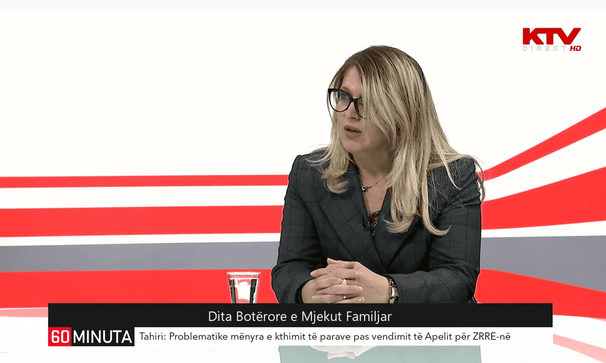 Dita Ndërkombëtare e Mjekut Familjar, udhëheqësja e divizionit për shërbimin parësor në kuadër të MSH-së, Albana Morina, maj 2022