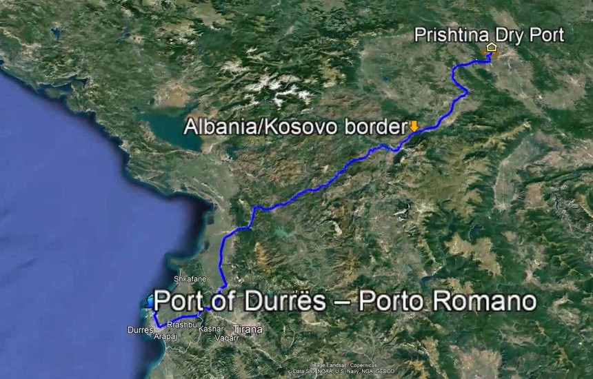 Publikohen pamjet e projektit për portin e ri të Durrësit dhe lidhjes me Prishtinën