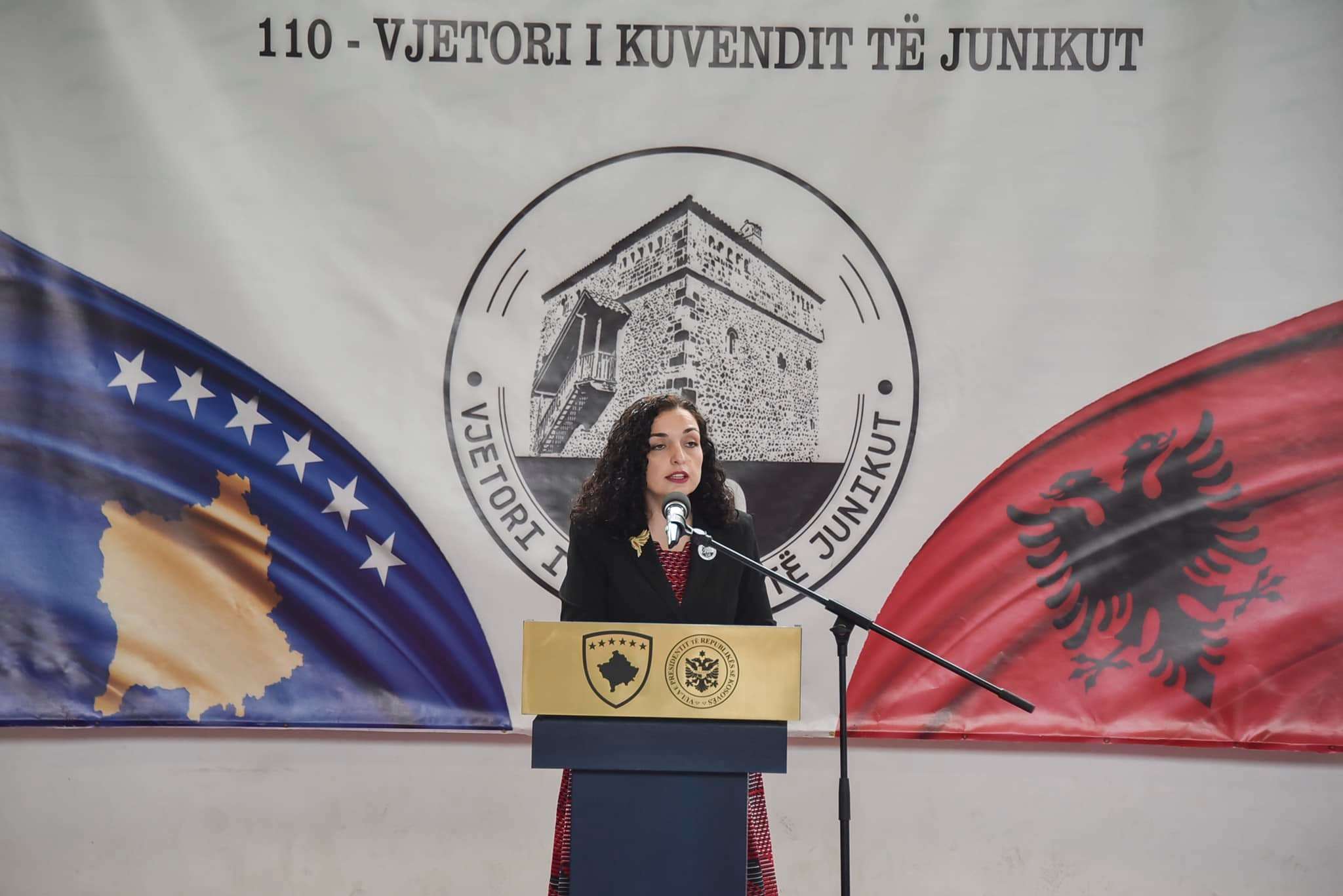 Vjosa Osmani - Kuvendi i Junikut 110 vjetori