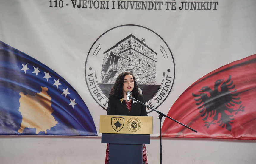 Vjosa Osmani - Kuvendi i Junikut 110 vjetori
