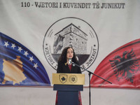 Vjosa Osmani - Kuvendi i Junikut 110 vjetori