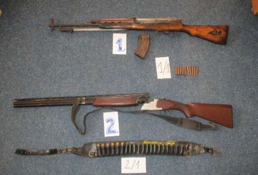 Armet e konfiskuara nga Policia ne Gjakove