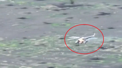 Momenti kur helikopteri rus digjet bashkë me pilotin [VIDEO]