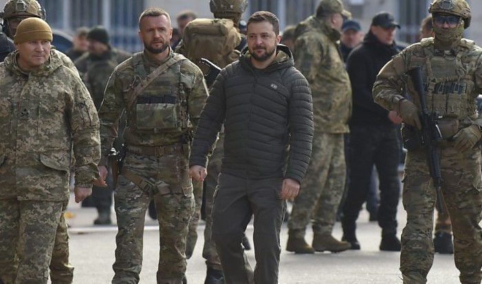 Volodymyr Zelensky ne Kherson