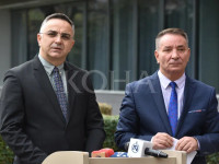 Besnik Tahiri e Pal Lekaj te AAK-se ne konference per media - Ligji i pagave