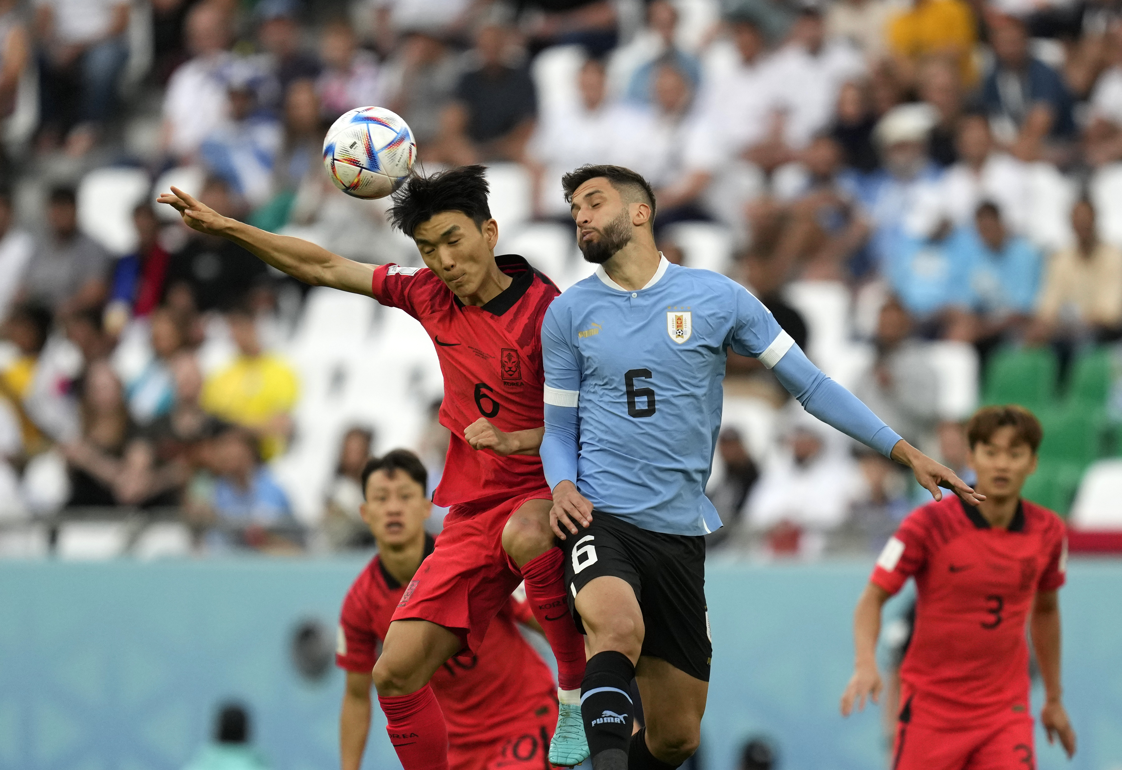 Uruguay trifft zweimal den Pfosten, remis aber gegen Südkorea