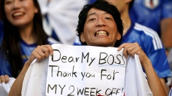 Japonezi bëhet viral, falënderon shefin që i dha pushim për Botëror