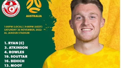 Australia publikon ekip të gabuar për ndeshjen me Tunizinë