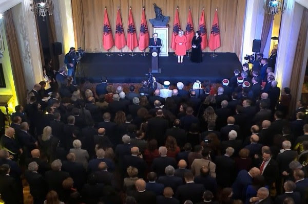 Bajram Begaj - ceremonia per 28 Nentor