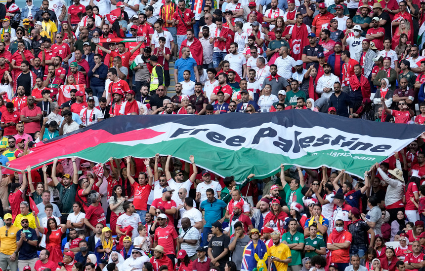 Flamujt palestineze ne Katar 2022