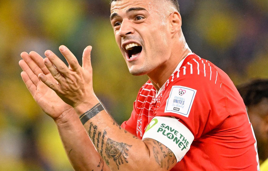 Granit Xhaka - Zvicra - kapiten - Katar 2022 -