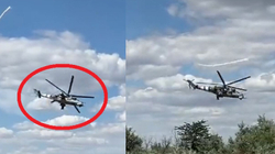 Momenti kur qëllohet helikopteri rus [VIDEO]