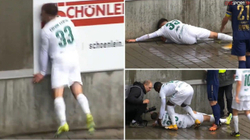 Futbollisti përplaset për muri, lëndohet rëndë 