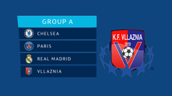 Vashat e Vllaznisë në grup të vështirë në Champions