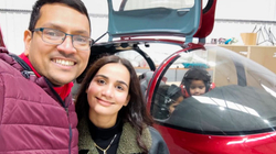 Ndërtoi një aeroplan për familjen në oborr të shtëpisë